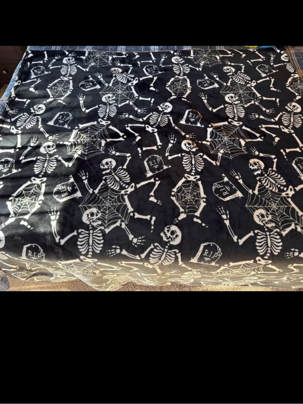 Halloween throw blanket